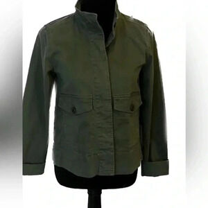 Gap military green jacket small